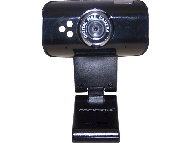 ROCKSOUL WK-105168AB 5.0 M Effective Pixels USB 720P HD Webcam
