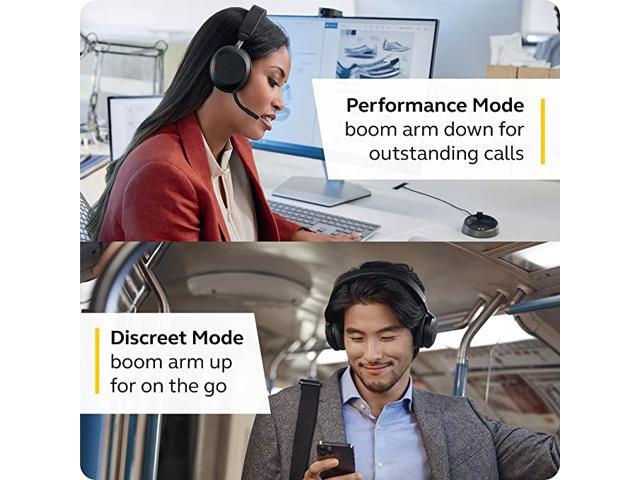 Jabra Evolve2 75 Cuffie Wireless Per PC - Con Microfono, ANC, 36h Autonomia, Per Smartworking - Foto 11