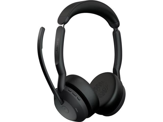 Jabra Evolve2 55 Wireless Link380A MS Stereo Noise Cancelling Headset ...