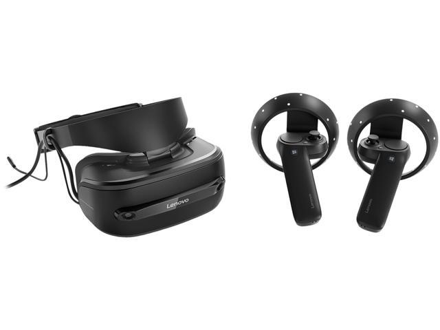 Open Box Lenovo Explorer G0a20002ww Black Mixed Reality Headset With Controllers Newegg Com