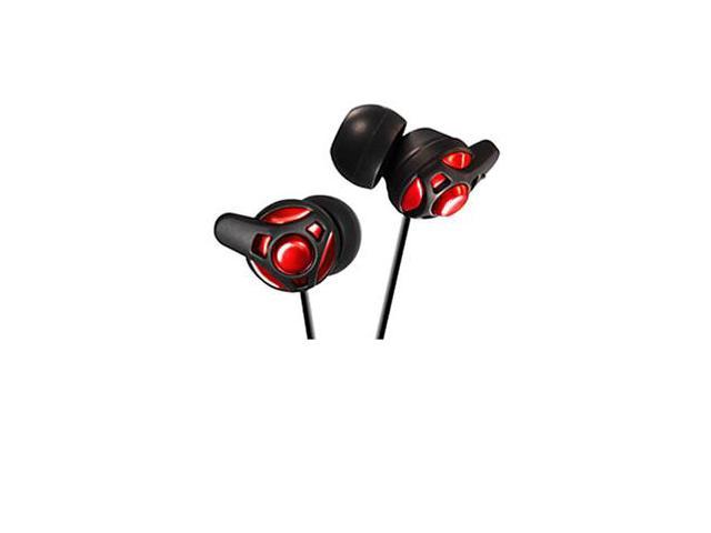 JVC Red HAFX40R Binaural Headphone/Headset
