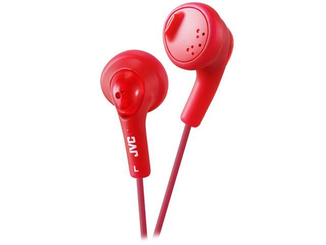 JVC HAF160R Gumy Earbud, Red