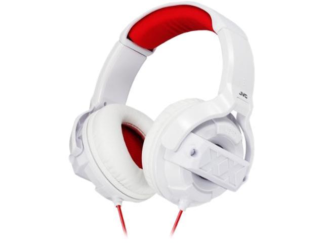 JVC White HAM55XW 3.5mm Connector Circumaural Xtreme Xplosives Stereo Headphones
