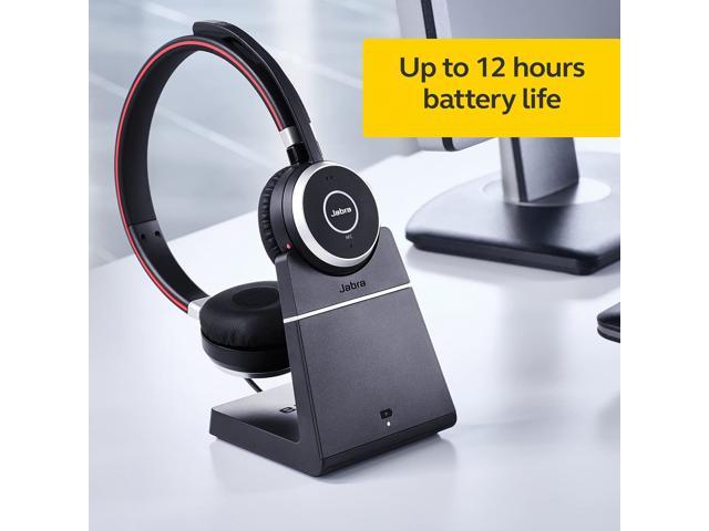 Jabra Evolve2 65 MS Wireless Headphones with Link380a, Stereo