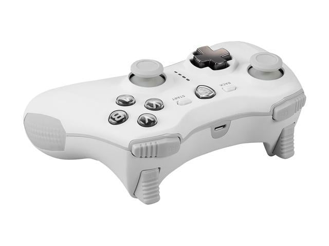 MSI Gaming Wireless Rechargeable Dual Vibration Gaming Controller for PC and Android Force GC30 V2 White 