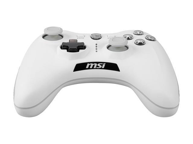 Force GC30V2 White Gaming Controller, Dual Vibration Motors, Dual Connection Modes, Interchangeable D-Pads, Compatible with PC & Android -