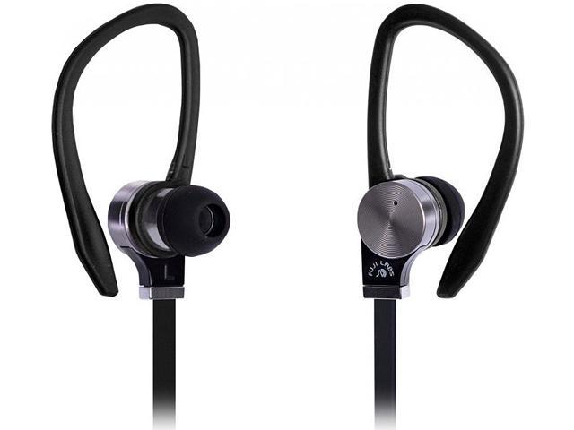 Fuji Labs Black AUFJ-PSQWTS306BK 3.5mm Connector 2nd Gen Sonique SQ306 Premium Pure Titanium In-Ear Headphones with In-line Mic