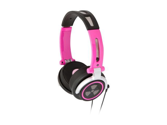 Ifrogz EarPollution CS40 EP-CS40-PKN 3.5mm Connector Circumaural Headphone (Pink)