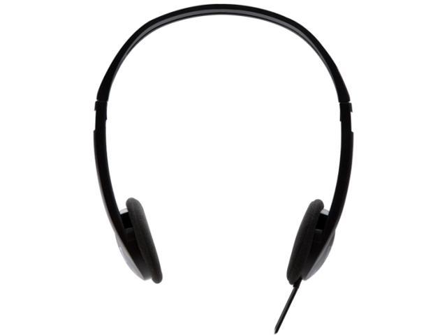V7 HA300-2NP Lightweight Stereo Headphones, Black