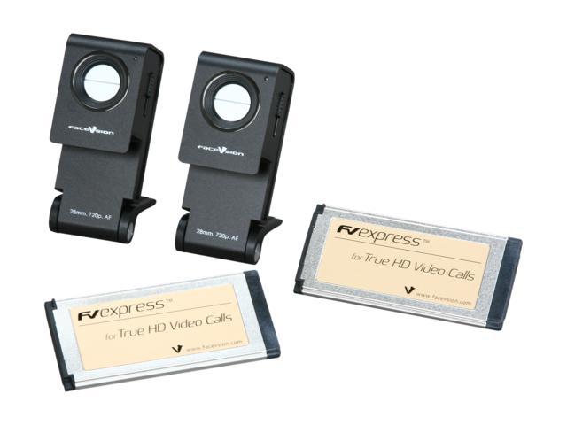 faceVsion FVexpress Combo- Double Pack USB 2.0 Webcam