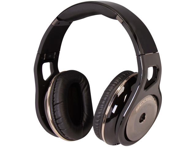 SCOSCHE Black RH1056MD 3.5mm Connector Reference Headphones with tapLINE III (Dark)