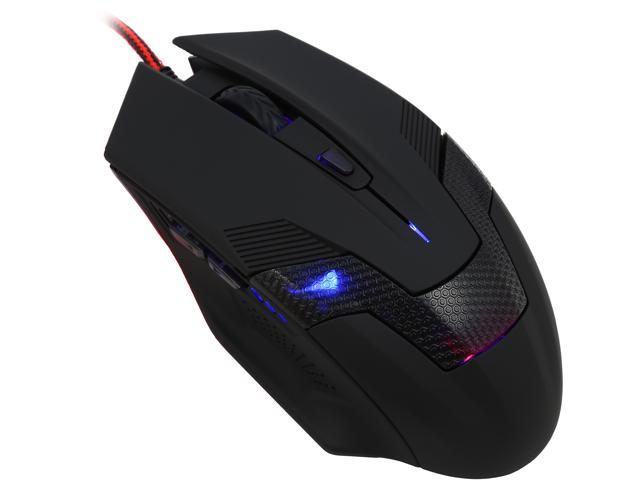 Orange MMOUC122NB, 2400 DPI Ergonomic High Precision LED Gaming Mouse With Side-control Buttons PRO-AIM Gaming Sensor
