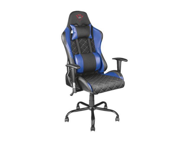 Trust Gxt 707b Resto Gaming Chair Blue Ergonomic Adjustable Gaming Chair Designed For Hours Of Comfortable Gaming Sessions Newegg Com