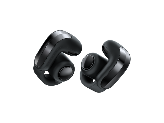 Bose Ultra Open Earbuds (2nd Gen) - Open-Ear, Clip-On, Wireless Earbuds, Bluetooth, Immersive Audio, Wireless Charging, Up to 28 Hrs of Audio, Ideal for Traveling, School, and Office, Black