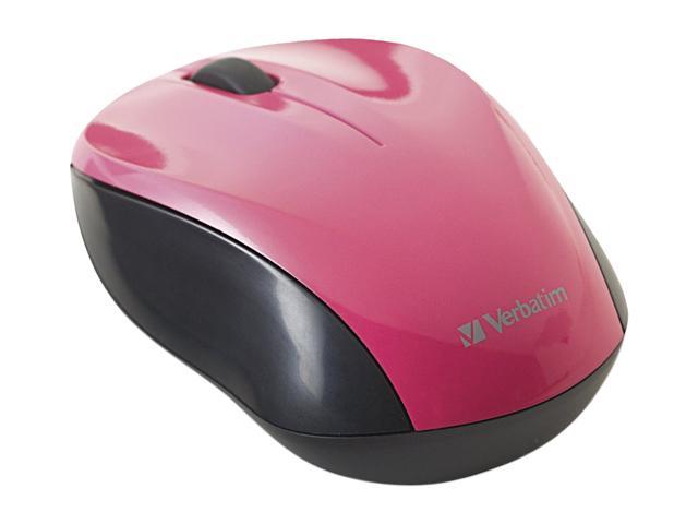 Verbatim 97667 Pink 1 x Wheel USB RF Wireless Optical Nano Notebook Mouse