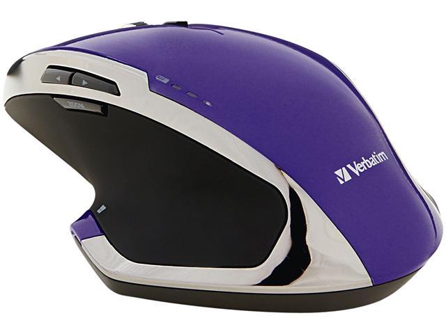 Verbatim 99020 Purple 8 Buttons 1 x Wheel RF Wireless 1600 dpi Mouse
