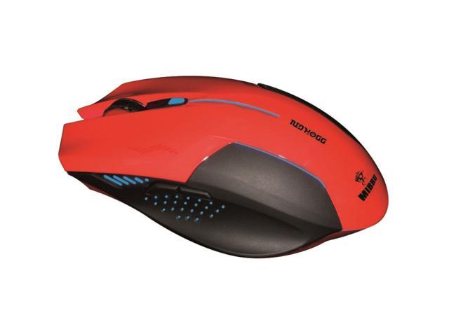 NIDHOGG ERGONOMIC COMPUTER GAMING RED MOUSE BY ERGOGUYS