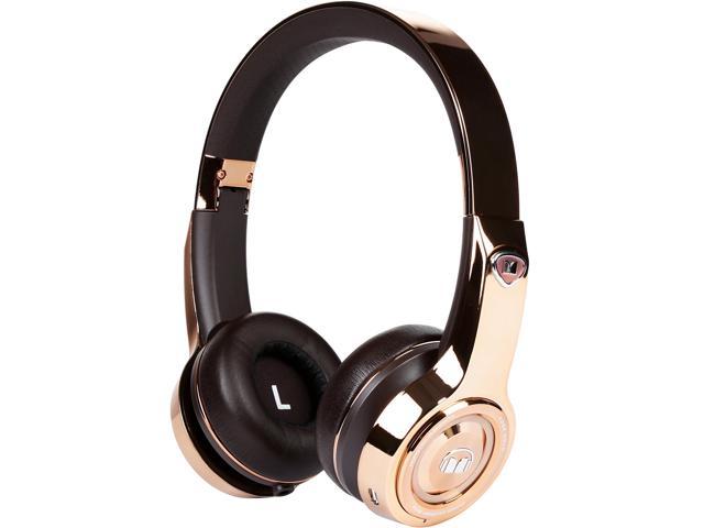 Monster Elements On-Ear Bluetooth Headphones with Controls (Rose Gold)