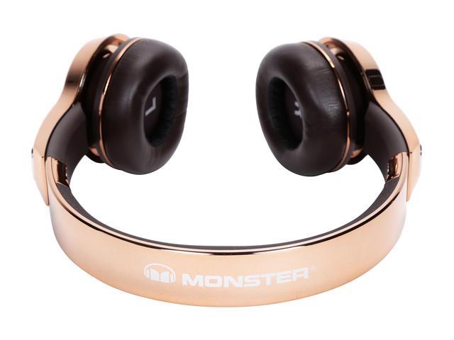 Monster Elements On-Ear Bluetooth Headphones with Controls (Rose