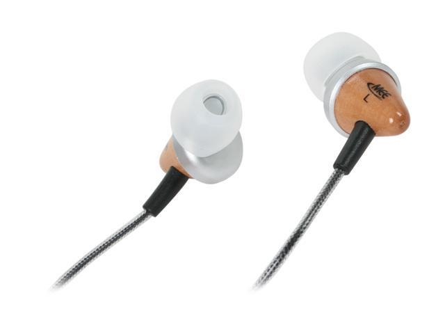 MEElectronics Wooden In-Ear Headset for iPhone & Smartphone CW31P