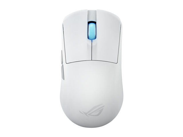ASUS ROG Harpe Ace Mini Wireless Gaming Mouse - 49g Lightweight, AimPoint Pro 42K Optical Sensor, Optical Micro Switches, ROG Polling Rate Booster, Esports & FPS Gaming Ready - White