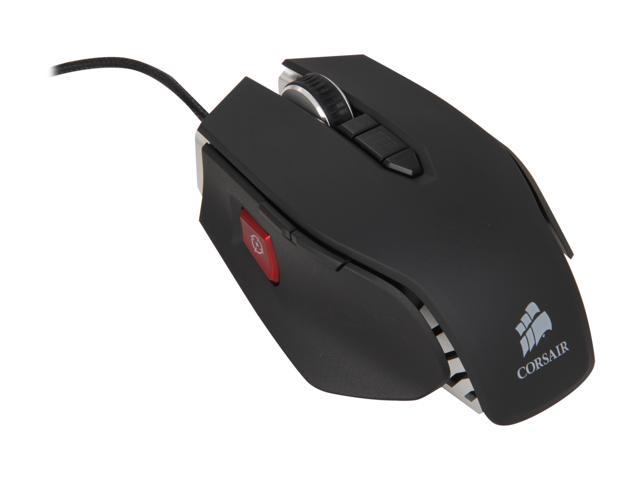 Corsair Vengeance M60  Black 8 Buttons 1 x Wheel USB Wired Laser 5700 dpi Performance, FPS Gaming Mouse