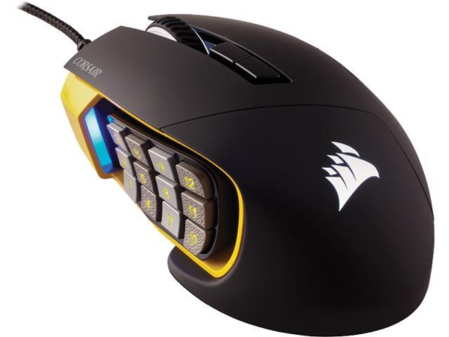 Corsair Gaming Scimitar Rgb Moba Mmo Gaming Mouse Newegg Com