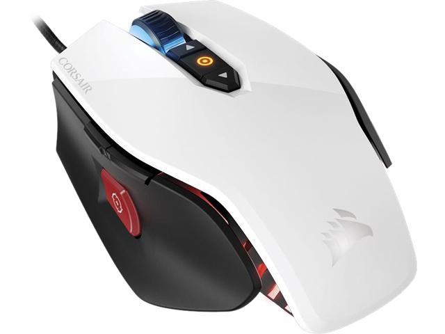 Corsair Gaming M65 Pro Rgb Fps Gaming Mouse Backlit Rgb Led 100 Dpi Optical White Newegg Com