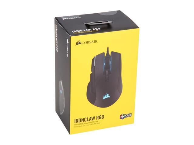 CORSAIR IRONCLAW RGB, FPS/MOBA Gaming Mouse, Black - Newegg.com