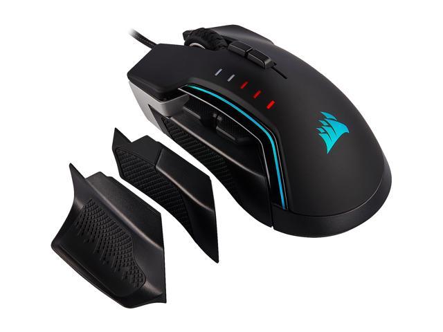 CORSAIR Aluminum GLAIVE Wired Optical Gaming Mouse with RGB Lighting 
