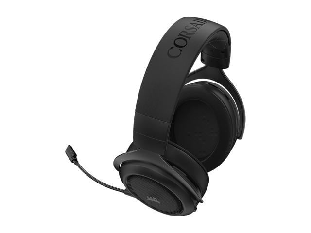Corsair HS70 Pro Wireless Gaming Headset - 7.1 Surround Sound Headphones  for PC, MacOS, PS5, PS4 - Discord Certified - 50mm Drivers – Carbon