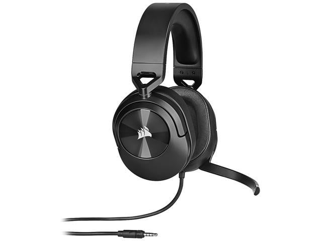 Corsair HS55 SURROUND Circumaural Wired Gaming Headset - Carbon ...