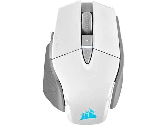 Photo 1 of CORSAIR M65 RGB ULTRA WIRELESS Gaming Mouse, Backlit RGB LED, Optical, Tunable FPS, White