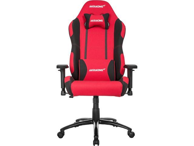 AKRacing Core Series EX Wide Fabric Gaming Chair, 3D Arms, 180 Degrees Recline - Red/Black (AK-EXWIDE-RD/BK)
