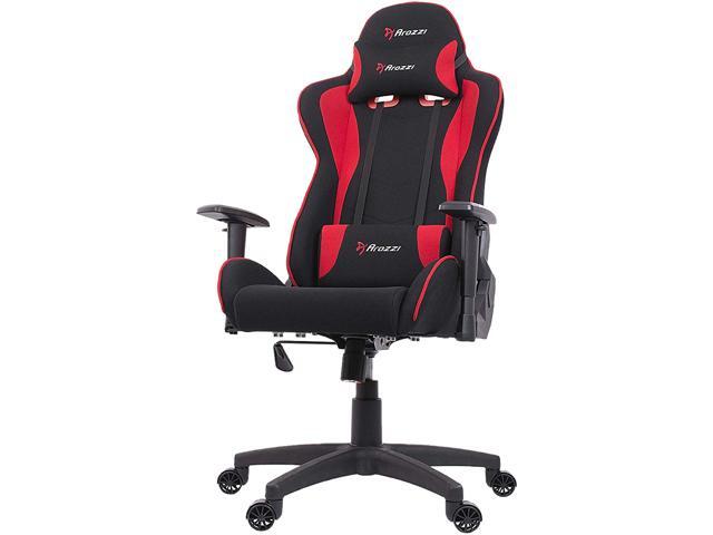 Arozzi Forte Soft Fabric Gaming Chair Red Adjule Head Back Pillows Cold Cured Foam Ergonomic Arozzi Forte Soft Fabric Gaming Chair Red Adjule Head Back Pillows Cold Cured Foam Ergonomic