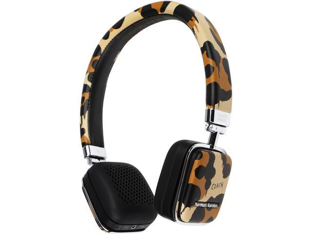 Harman Kardon Soho Wireless COACH Limited Edition Bluetooth Wireless On-Ear Headphones - Leopard