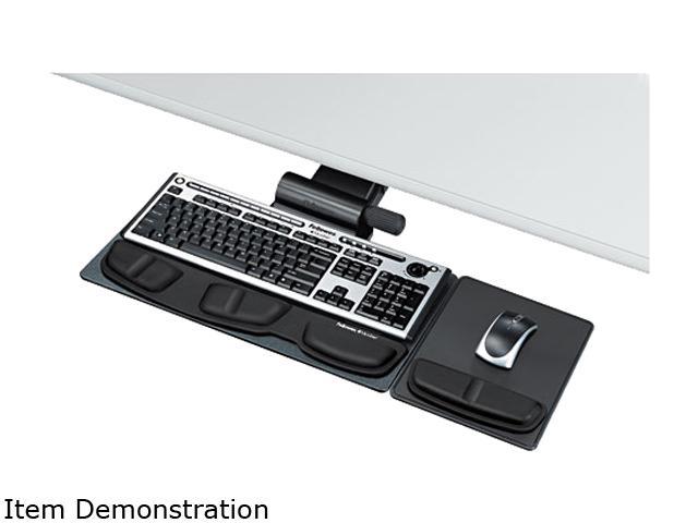 Fellowes 8036001 - Professional Premier Series Adjustable Keyboard Tray, 19w x 10-5/8d, Black