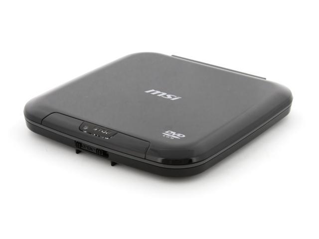 MSI USB 2.0 External Slim DVD Drive Model UO881-B