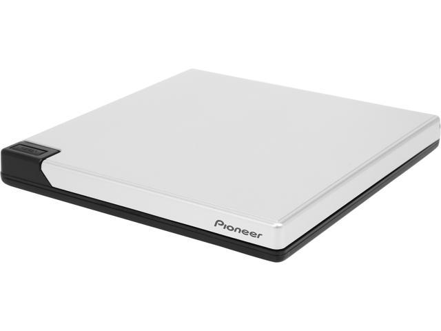 Pioneer 6X Silver External Slim Portable USB 3.0 BD / DVD / CD Burner Model BDR-XD05S