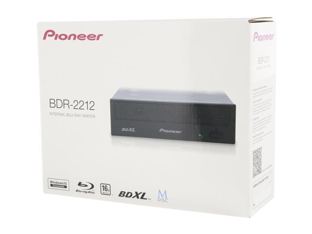 Pioneer Black 16X BD-R 2X BD-RE 16X DVD+R 5X DVD-RAM 12X BD-ROM 4MB Cache  Serial ATA Revision 3.0 Blu-ray Burner BDR-2212