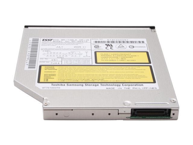 Open Box: TOSHIBA Internal Slim Lightscribe DVD Burner Black IDE Model ...