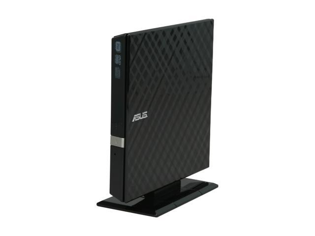 Asus Usb 2 0 8x Slim External Dvd Burner Model Sdrw 08d2s U D Bk Newegg Com