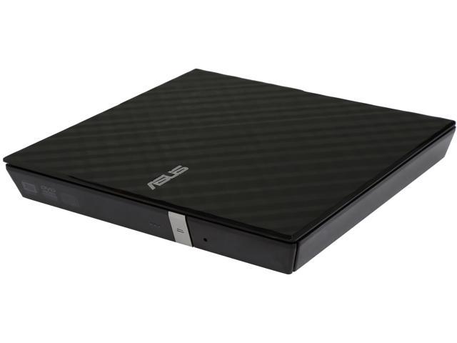 ASUS USB 2.0 Black External Slim CD/DVD Writer Model SDRW-08D2S-U/BLK