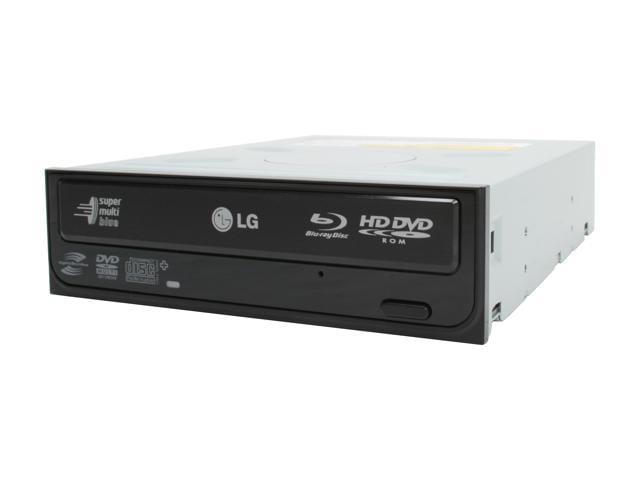 LG Black 6X BD-ROM 16X DVD-ROM 40X CD-ROM SATA Internal Blu-ray/HD DVD-ROM & 16X DVD±R DVD Burner Model GGC-H20L