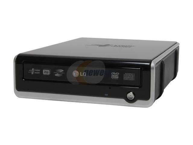 LG USB 2.0 External 18X DVD±R Supermulti Burner with LightScribe Model GSA-E40L LightScribe Support