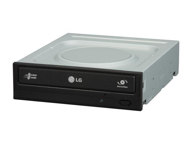 LG DVD Burner 22X DVD+R 8X DVD+RW 22X DVD-R 16X DVD-ROM 48X CD-ROM Black SATA Model GH22NS50 - OEM