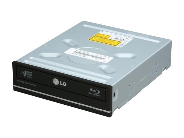 LG Black 10X BD-ROM 16X DVD-ROM SATA Internal Blu-ray Disc Combo Model CH10LS20 R LightScribe Support