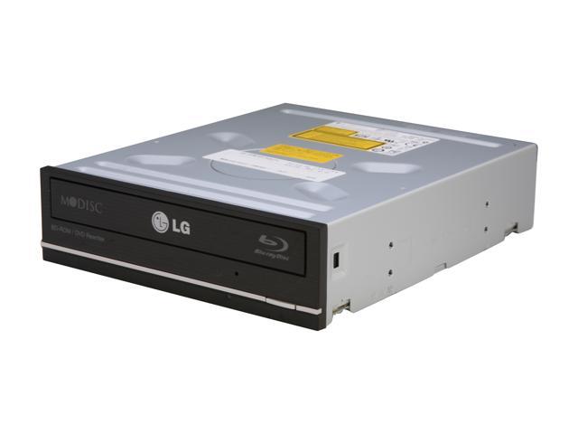 LG Black 10X BD-ROM 16X DVD-ROM 48X CD-ROM SATA Internal 12X Internal Blu-ray Drive 3D Playback & M-DISC Support Model UH12LS29 LightScribe Support - OEM