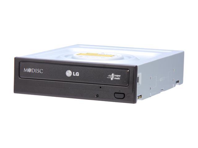LG 24X DVD Burner - Bare Drive 24X DVD+R 8X DVD+RW 8X DVD+R DL 24X DVD-R 6X DVD-RW 16X DVD-ROM 48X CD-R 24X CD-RW 48X CD-ROM Black SATA Model GH24NS95