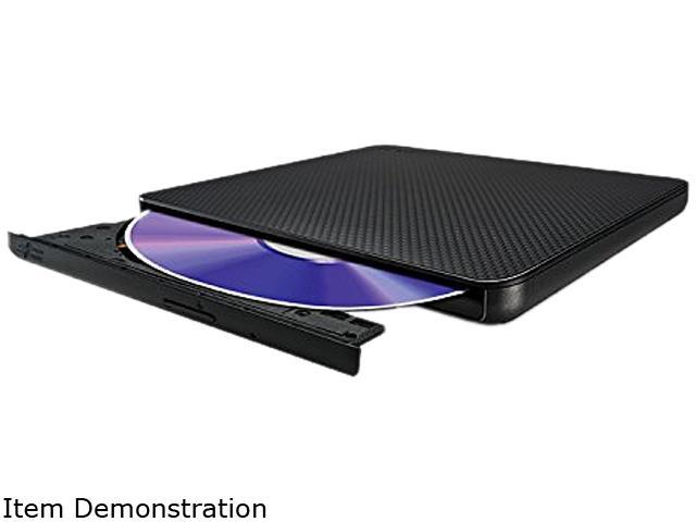 LG Ultra-Slim Portable DVD Burner & Drive with M-DISC Support Model SP80NB60